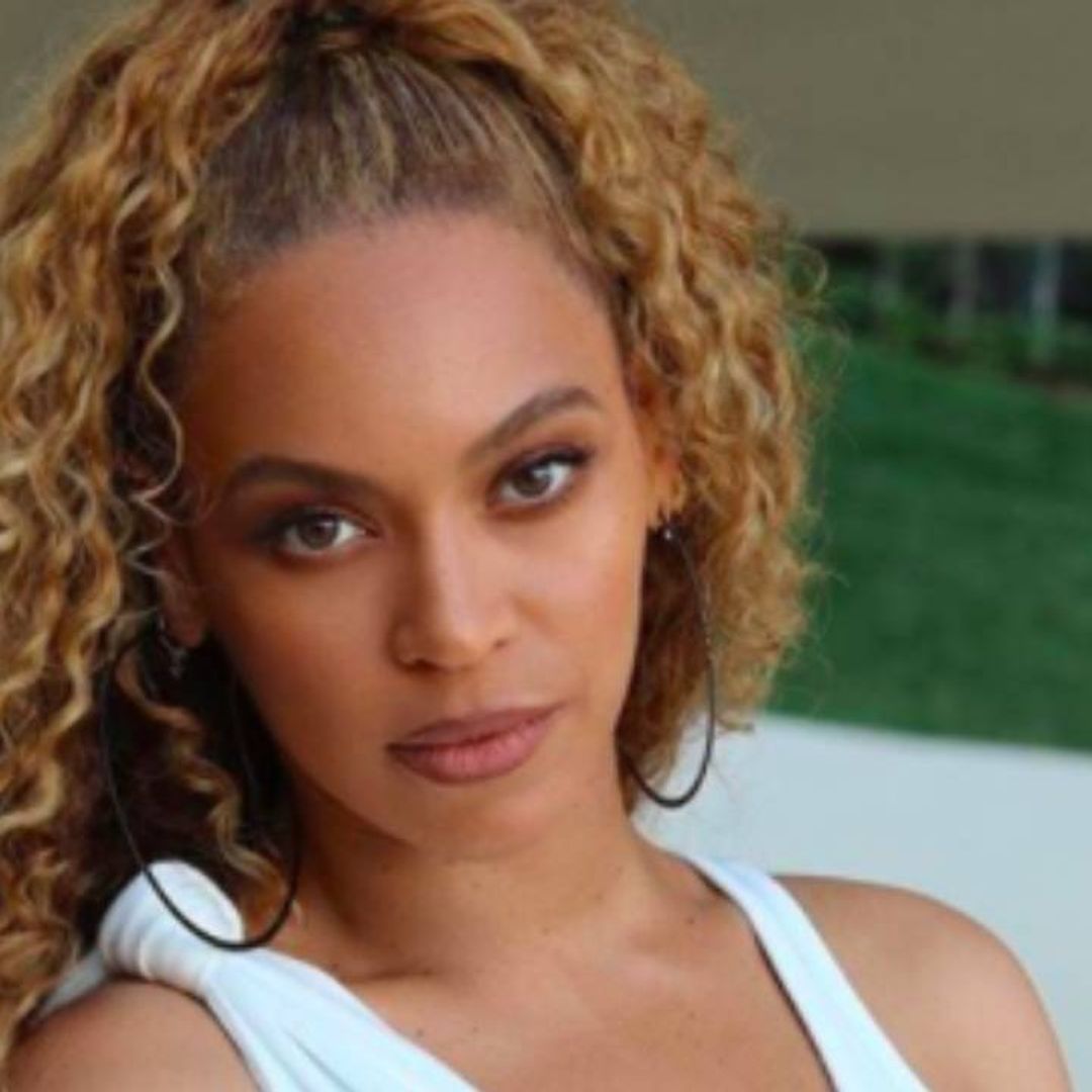 Beyoncé looks effortlessly stylish in khaki mini dress and heels in rare family photo