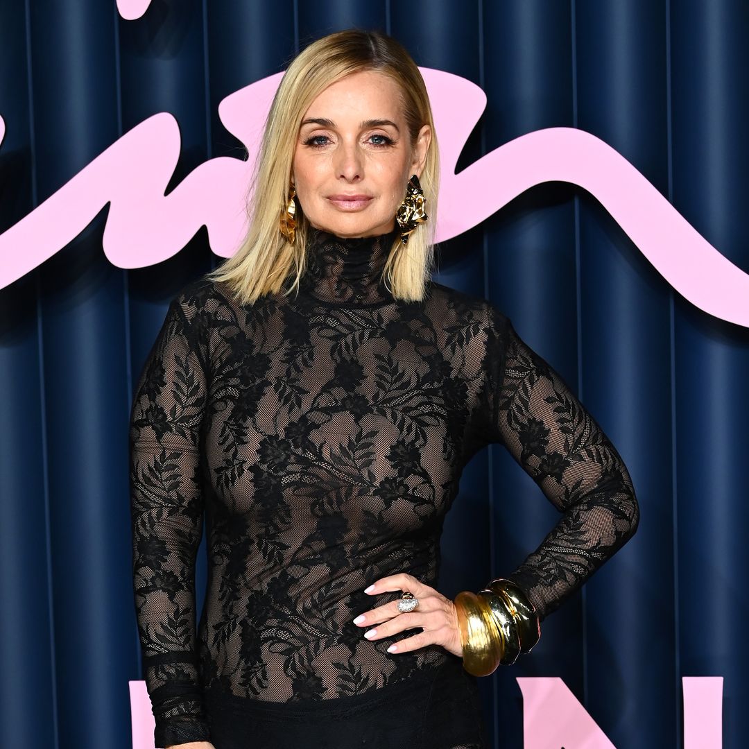 Louise Redknapp's lacy 'naked dress' steals the show at the Fashion Awards