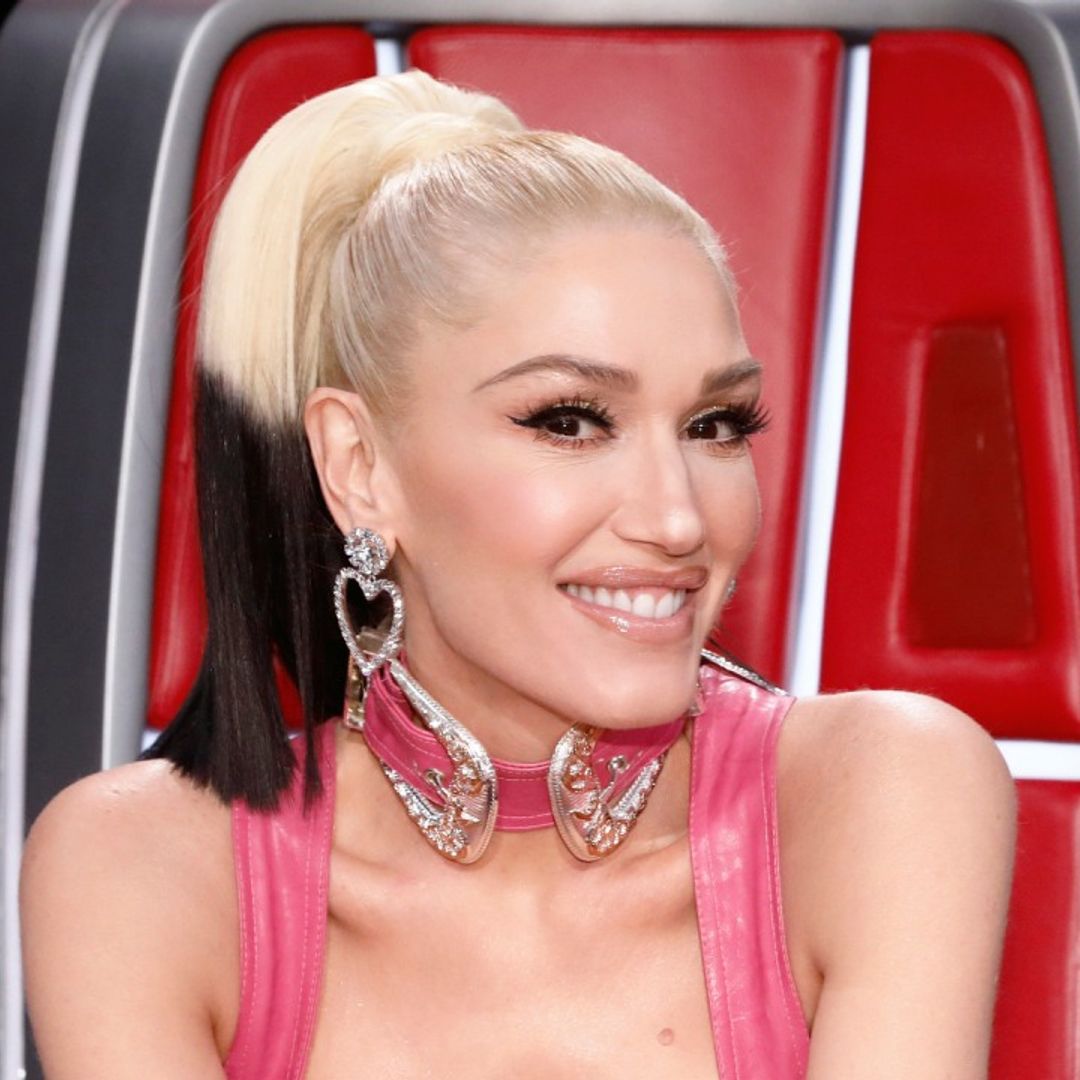 Gwen Stefani has a major Barbie moment on the set of The Voice