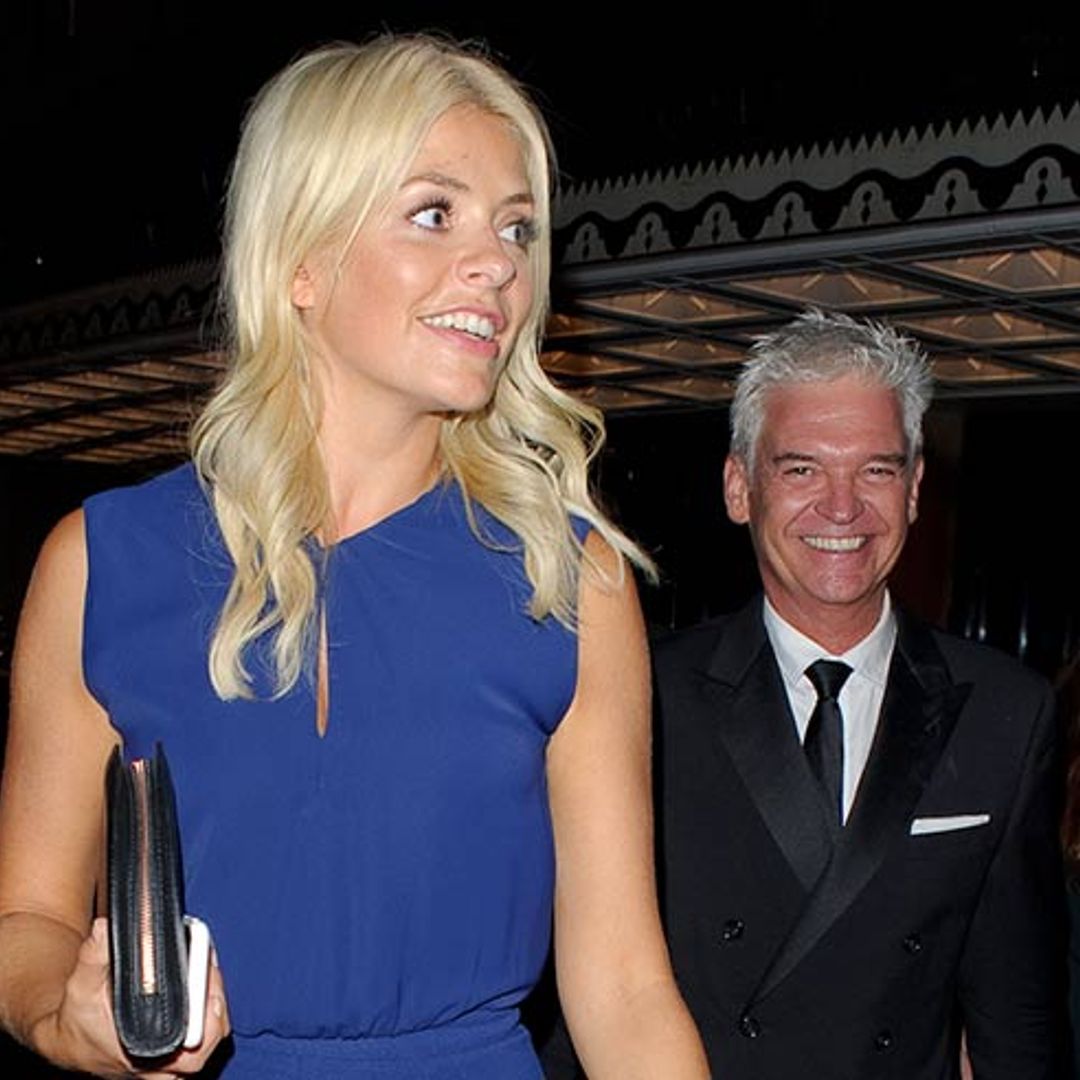 Holly Willoughby celebrates TV Choice Awards win with her 'favourite people'
