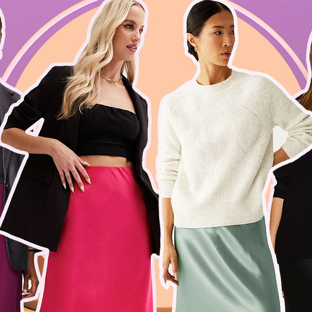 10 best satin skirts for your transitional wardrobe switch over