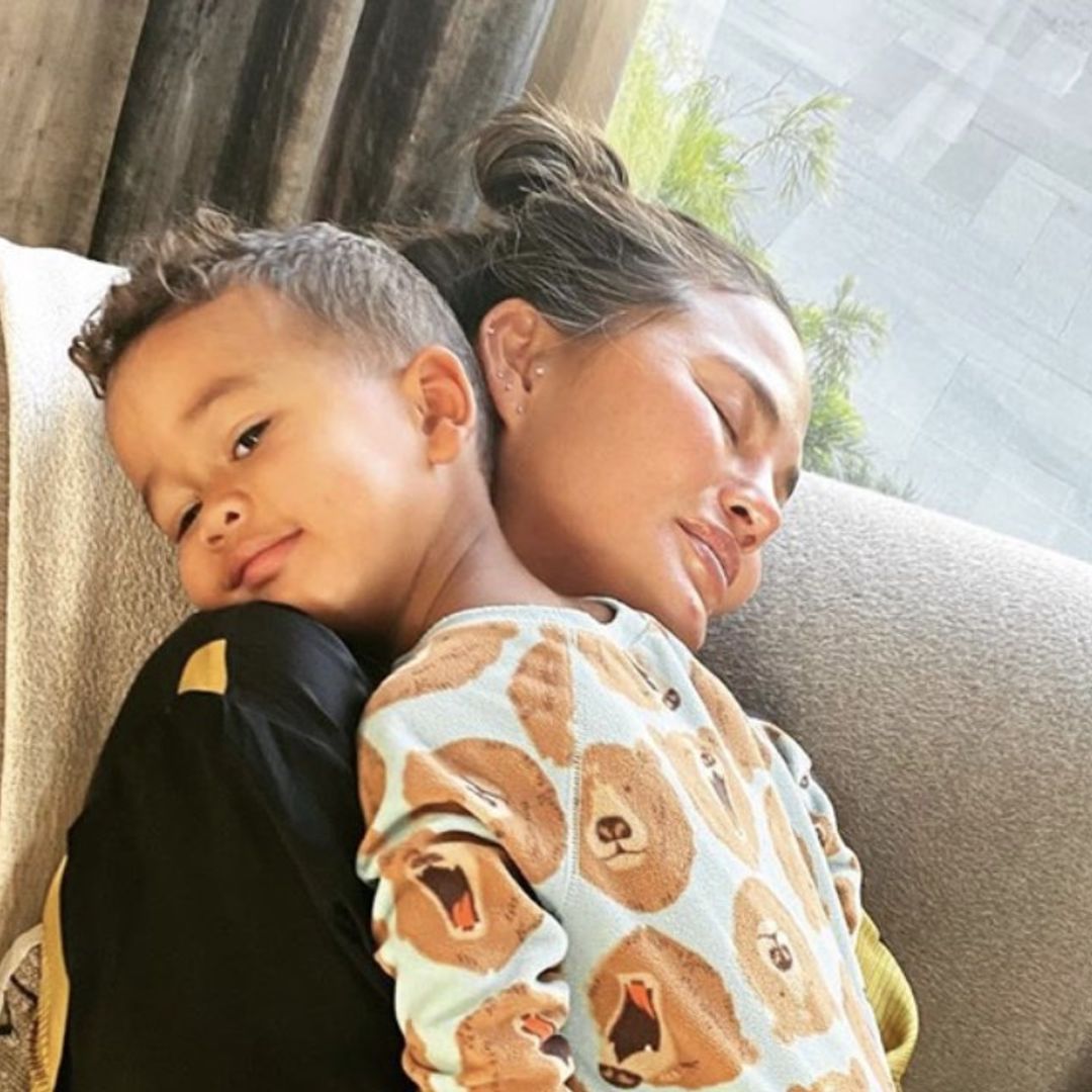 Chrissy Teigen's son defaces her wedding photo - see her surprising reaction