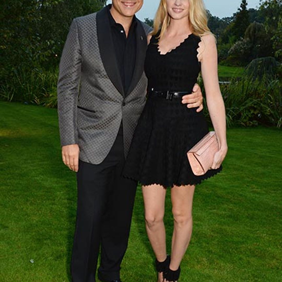 Lara Stone dazzles in first outing since split from David Walliams