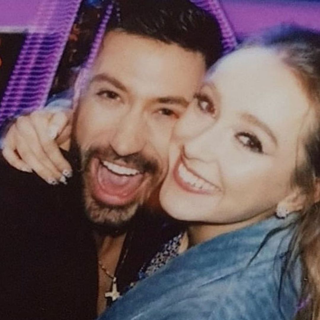 Rose Ayling-Ellis cheers on a shirtless Giovanni Pernice as they celebrate bittersweet moment