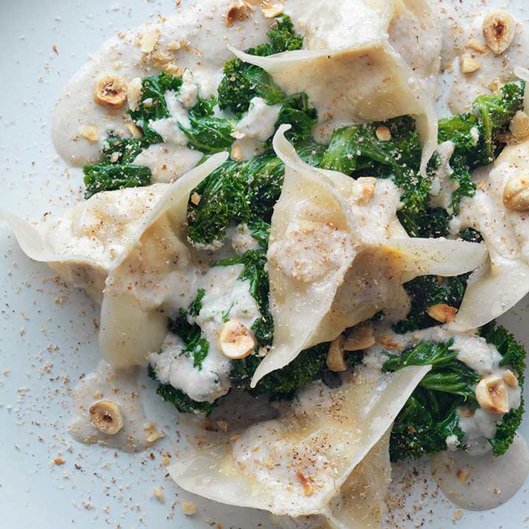 These creamy butternut squash gyozas are so good, once you pop you won't stop