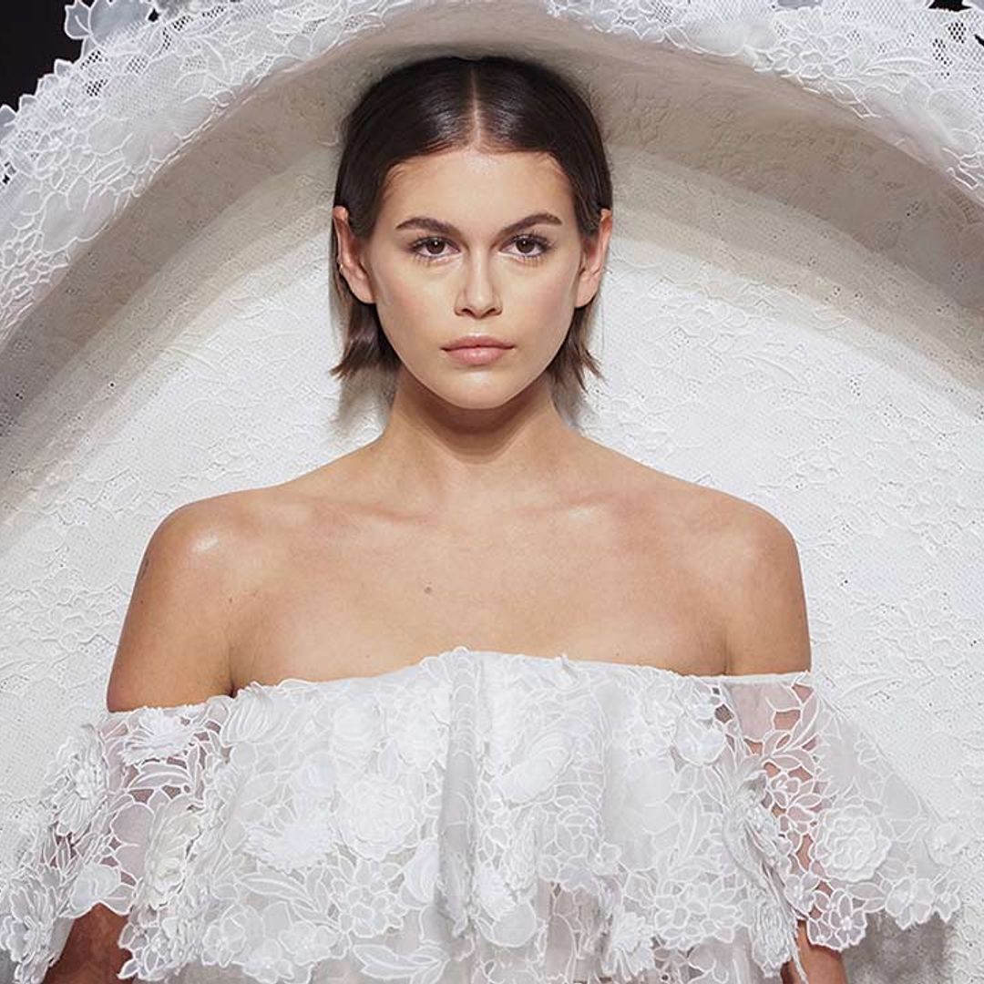 Kaia Gerber in Givenchy and more of the best bridal looks from the Paris runways