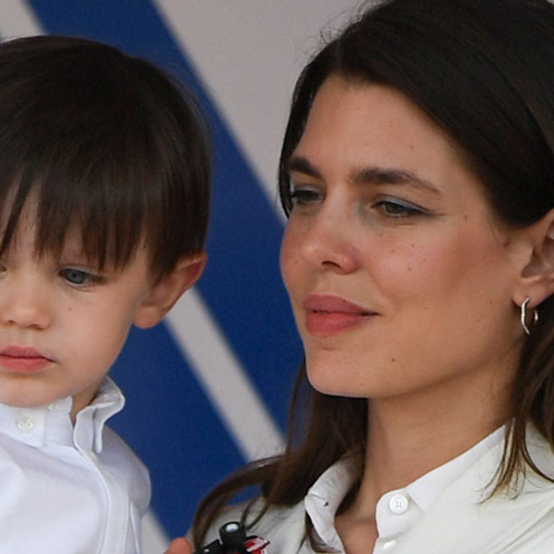 Charlotte Casiraghi's 3-year-old son Raphaël steals the show at Monaco Grand Prix