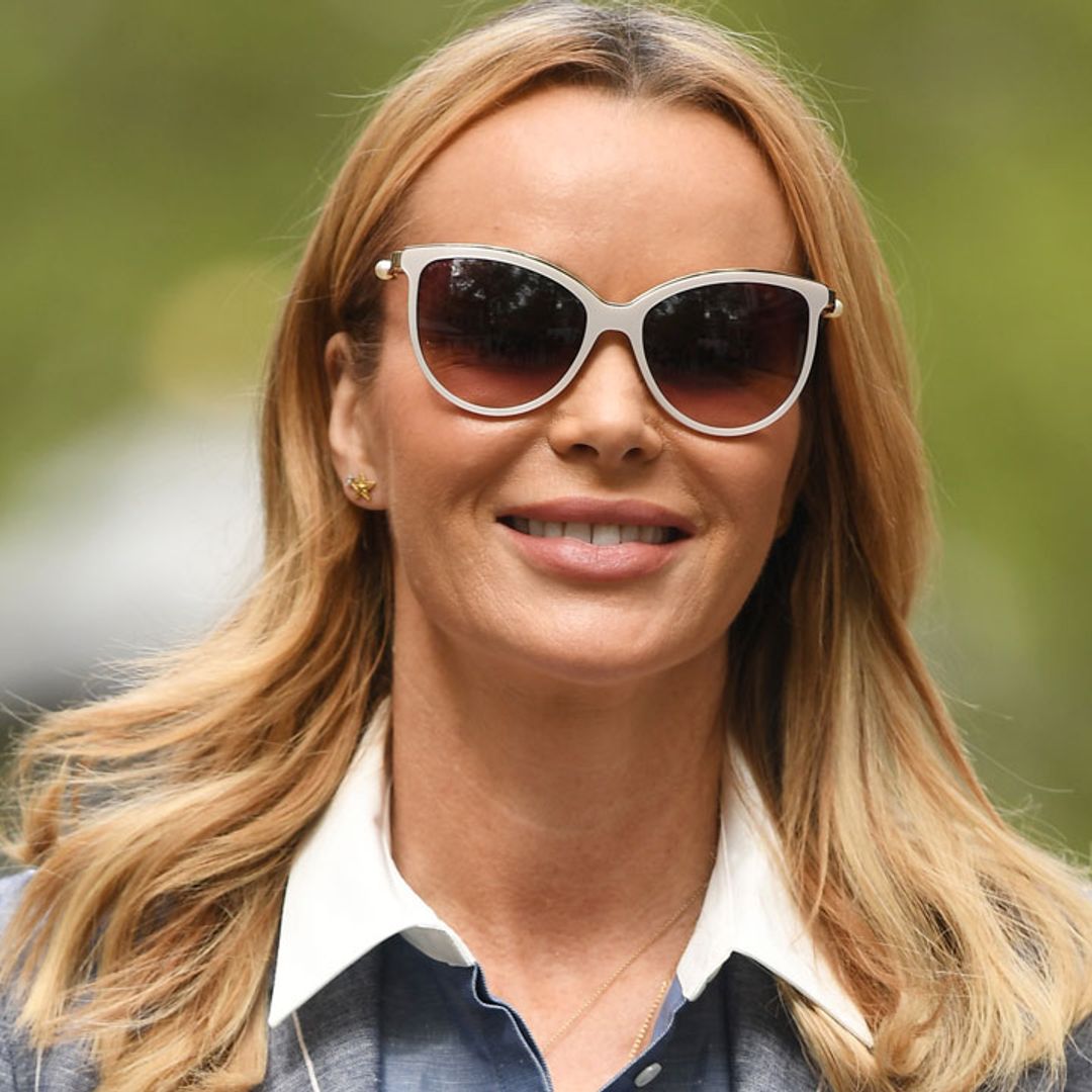 Amanda Holden is the ultimate girl boss in figure-flattering flares and power blazer