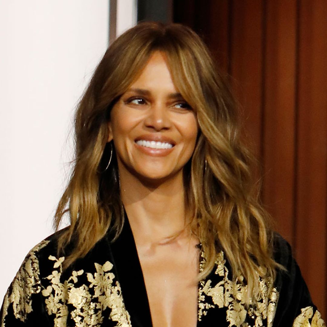Halle Berry shares sexy snap in plunging robe – fans react