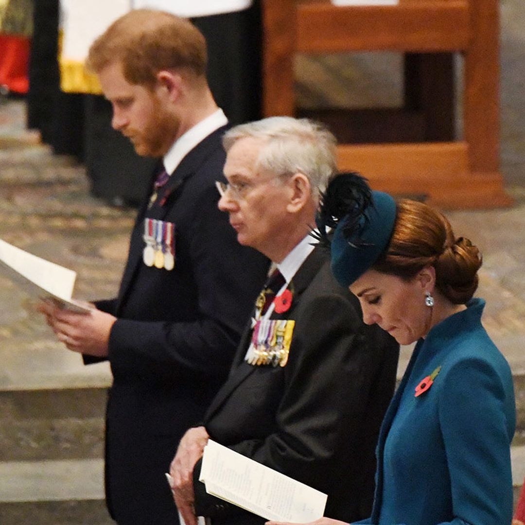 Find out why Kate Middleton and Prince Harry sat apart at Anzac Day service