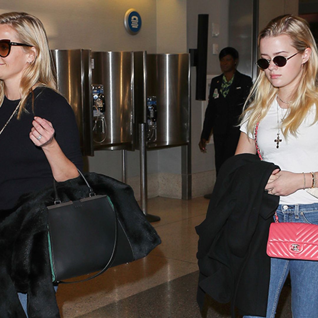 Reese Witherspoon and daughter Ava, 18, arrive in Paris for stunning society debut