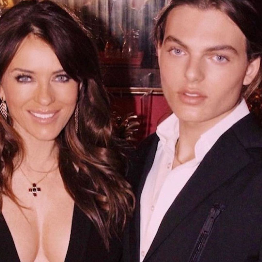 Elizabeth Hurley surprises fans in unexpected photo with son Damian