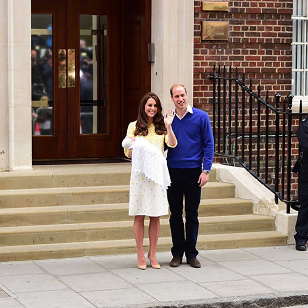 The countdown is on! Hospital barriers set up for Kate Middleton's third royal baby