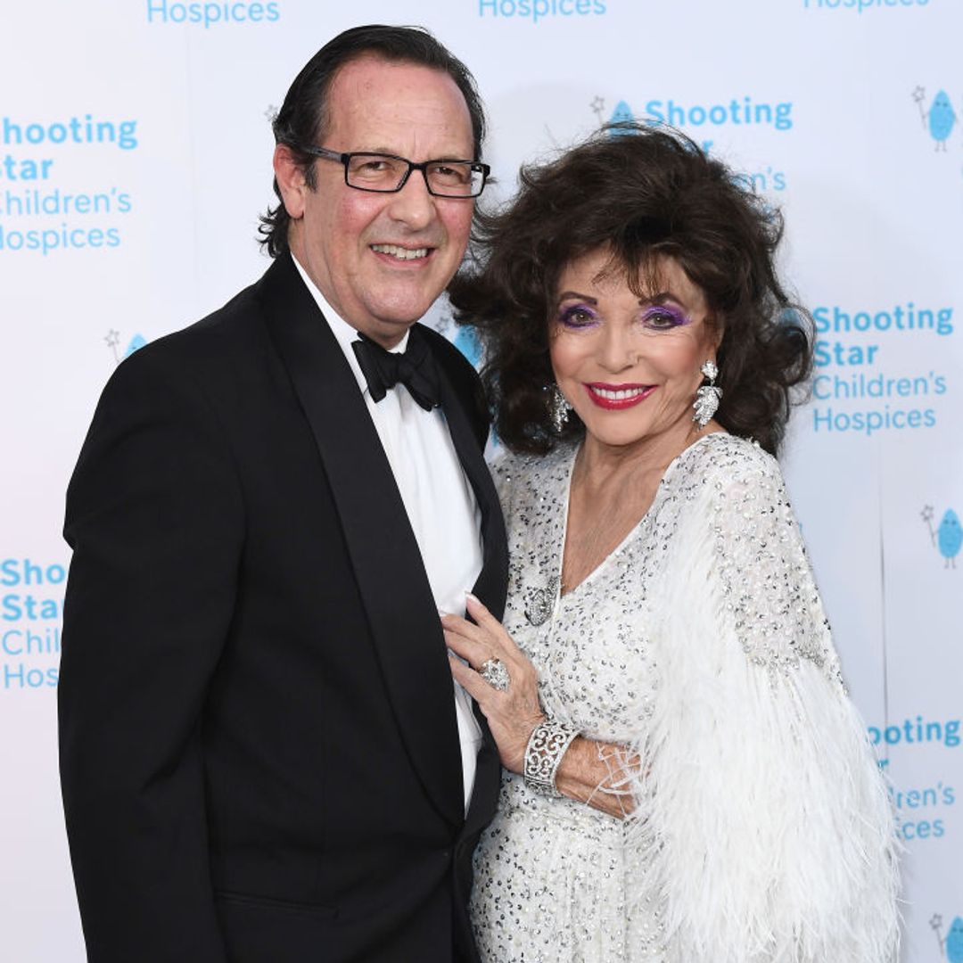 Joan Collins, 90, reveals why fifth husband Percy, 31 years her junior, is her best yet