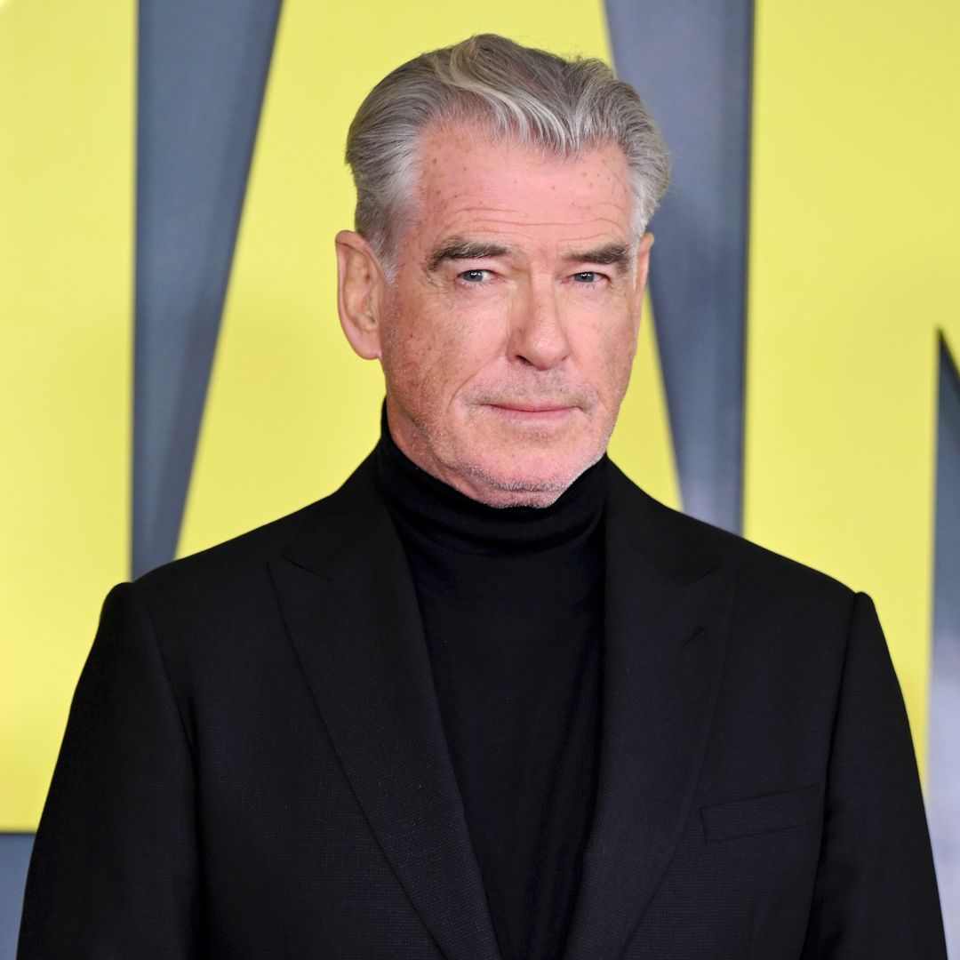 Pierce Brosnan brings suave sophistication to the red carpet as he leads arrivals for Giant premiere