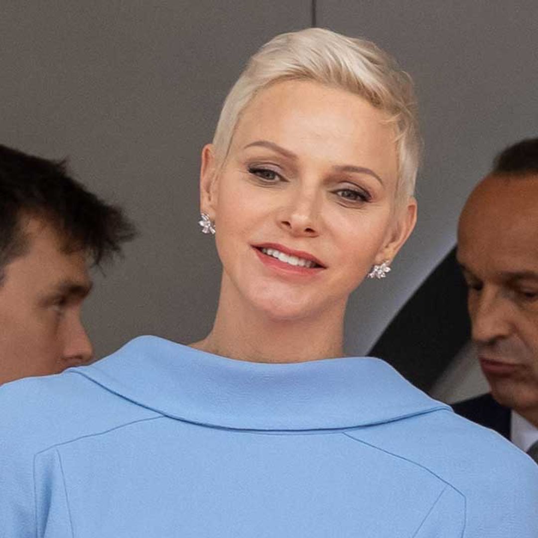 Princess Charlene stuns in very edgy top in celebratory family photo