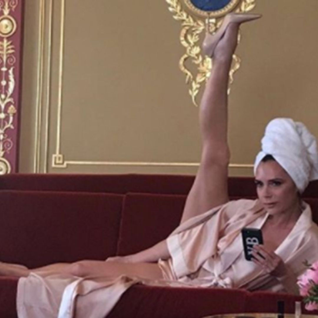 Victoria Beckham's sons Romeo and Cruz copy her 'high leg pose' – see their funny photos!