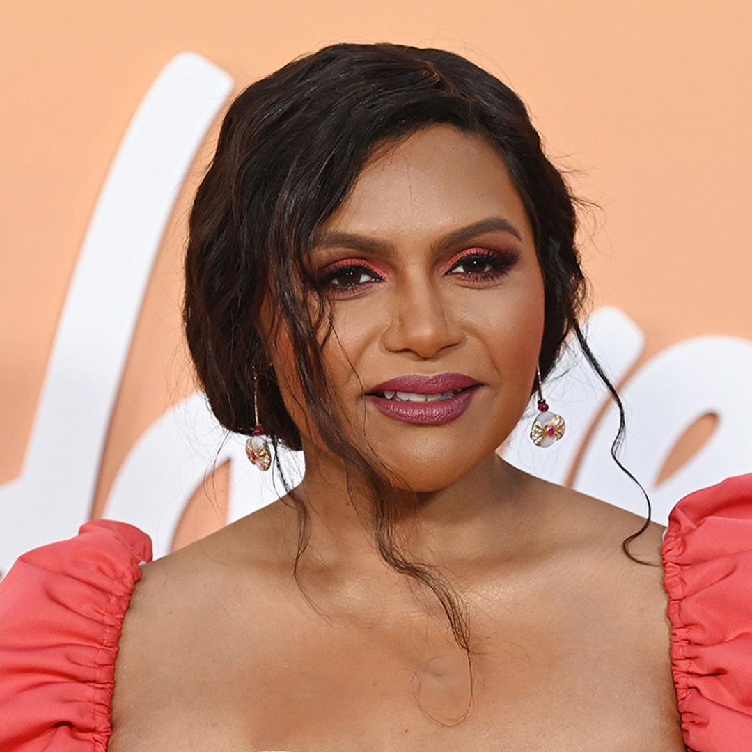 Mindy Kaling poses up a storm in the most stunning strapless gown you've ever seen