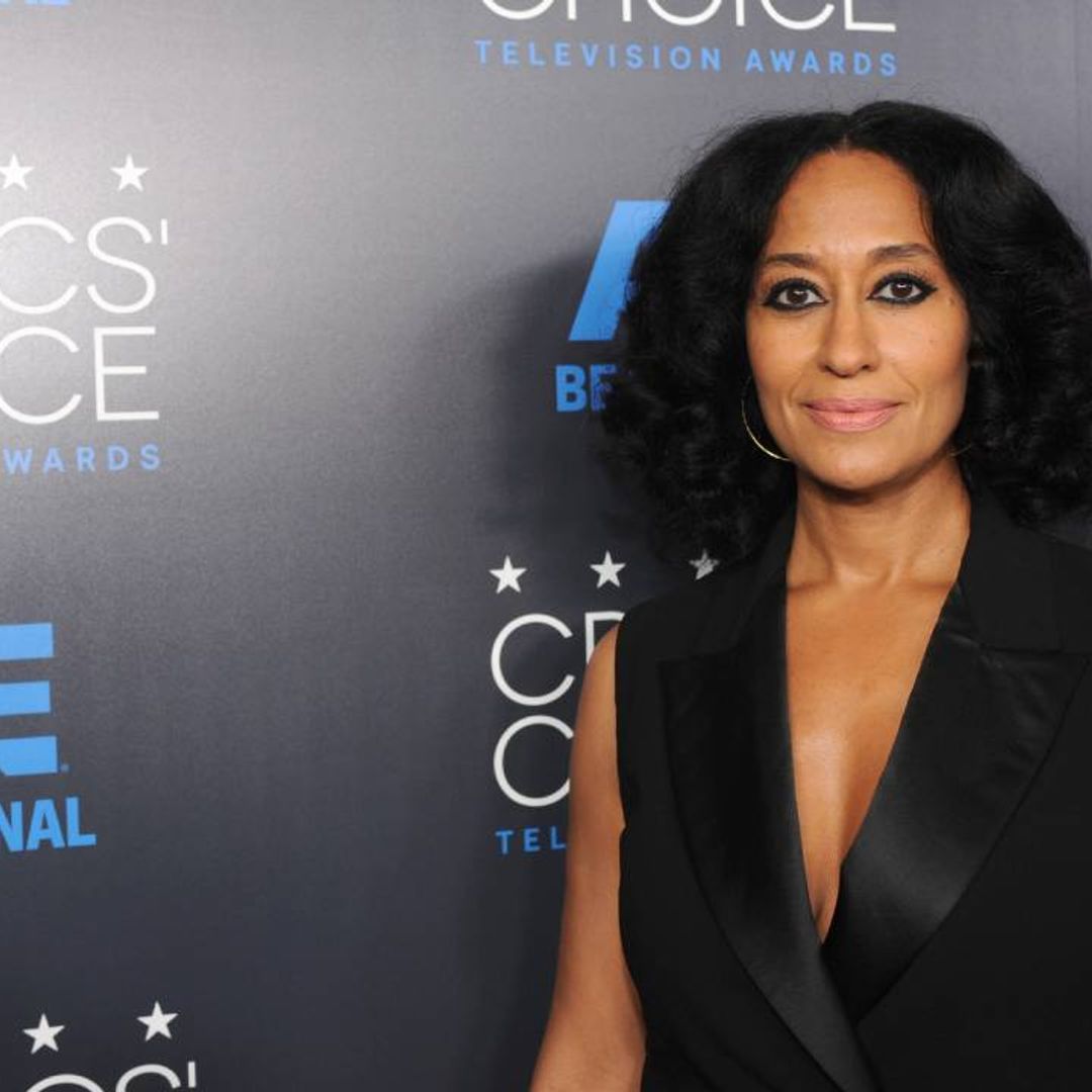 Tracee Ellis Ross looks unreal in all-white outfit during makeup-free lunch