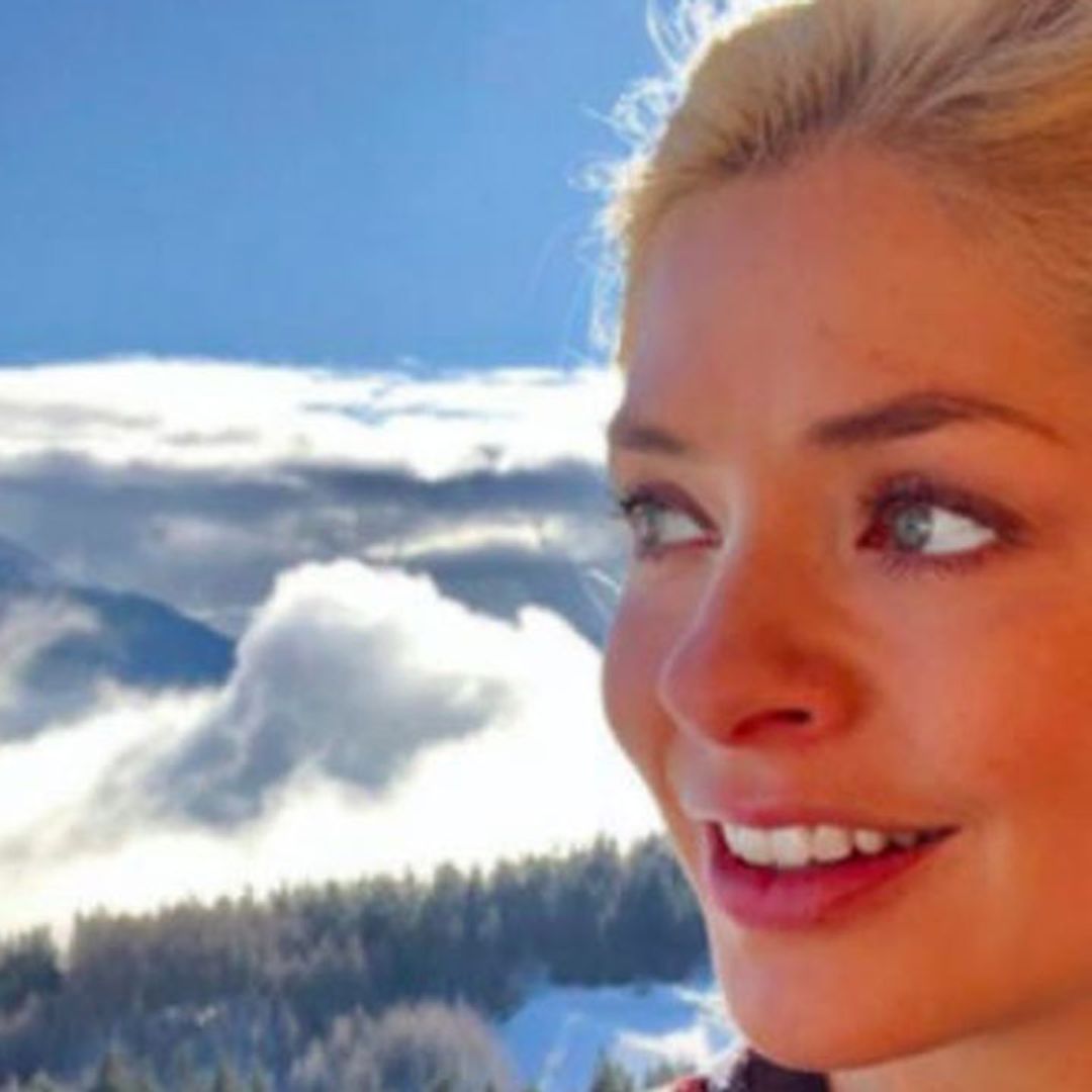 Holly Willoughby looks ultra-chic in ski gear on secret holiday