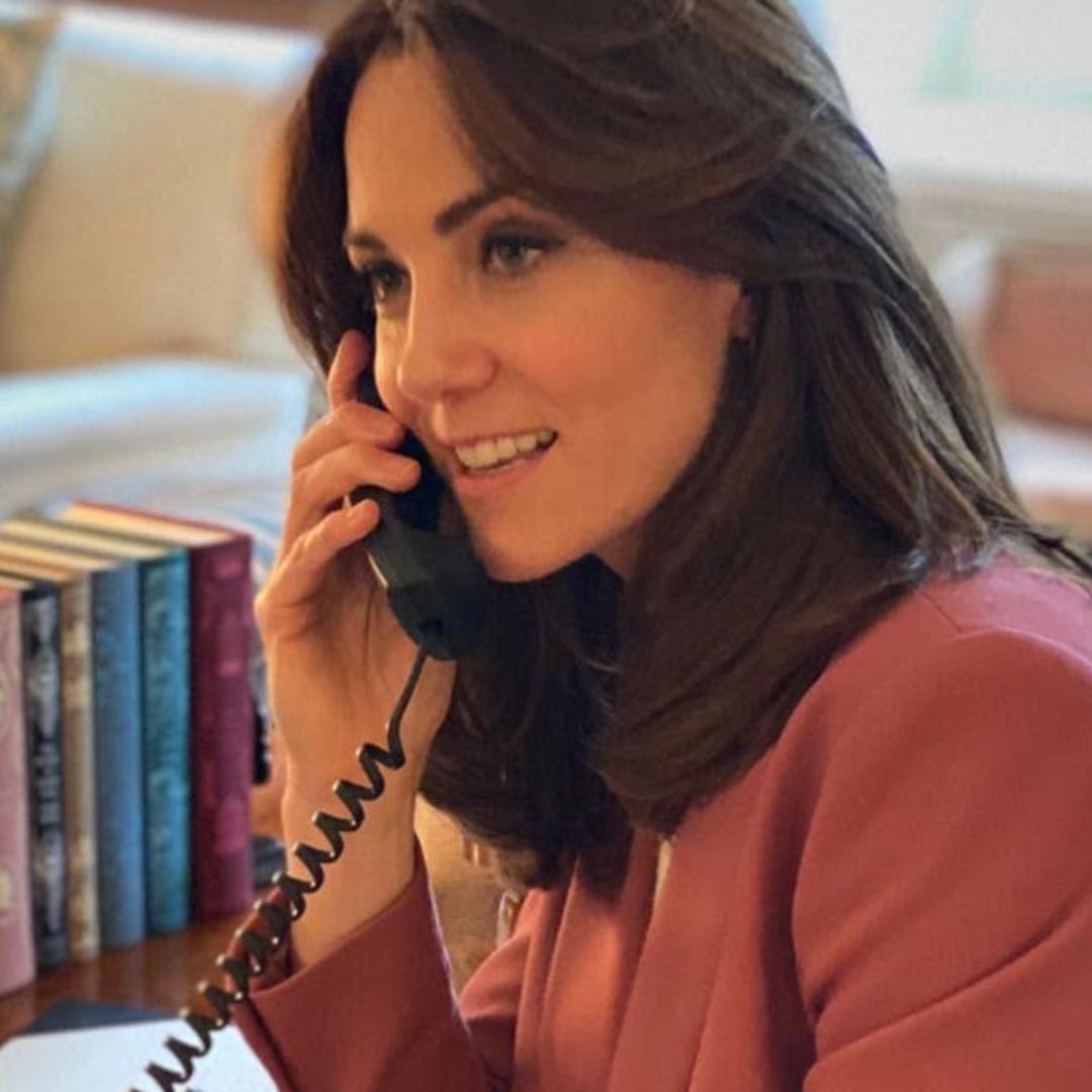 Kate Middleton shows off her incredible book collection in rare picture taken inside her Kensington Palace home