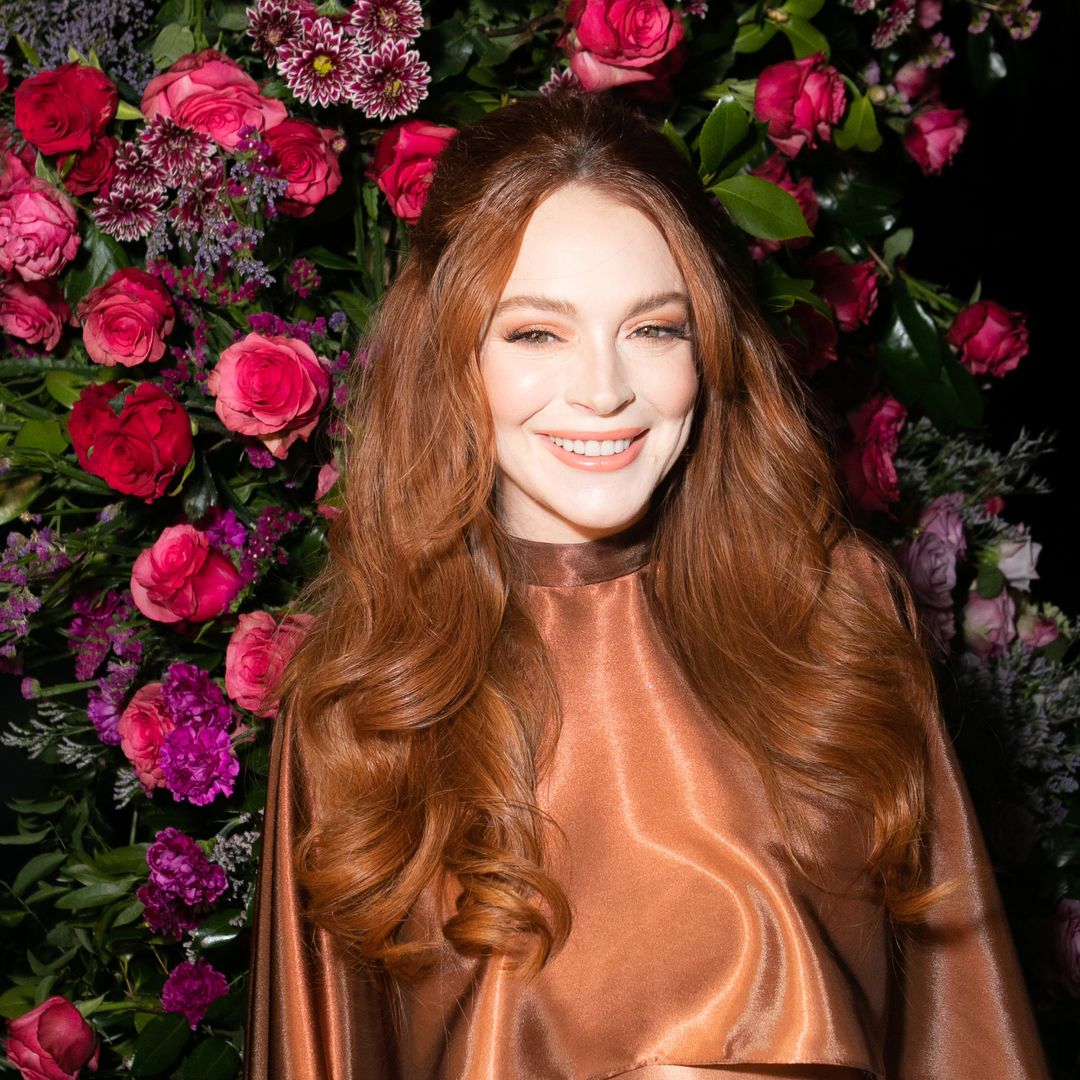 Lindsay Lohan shares photos of first Christmas and NYE since welcoming baby