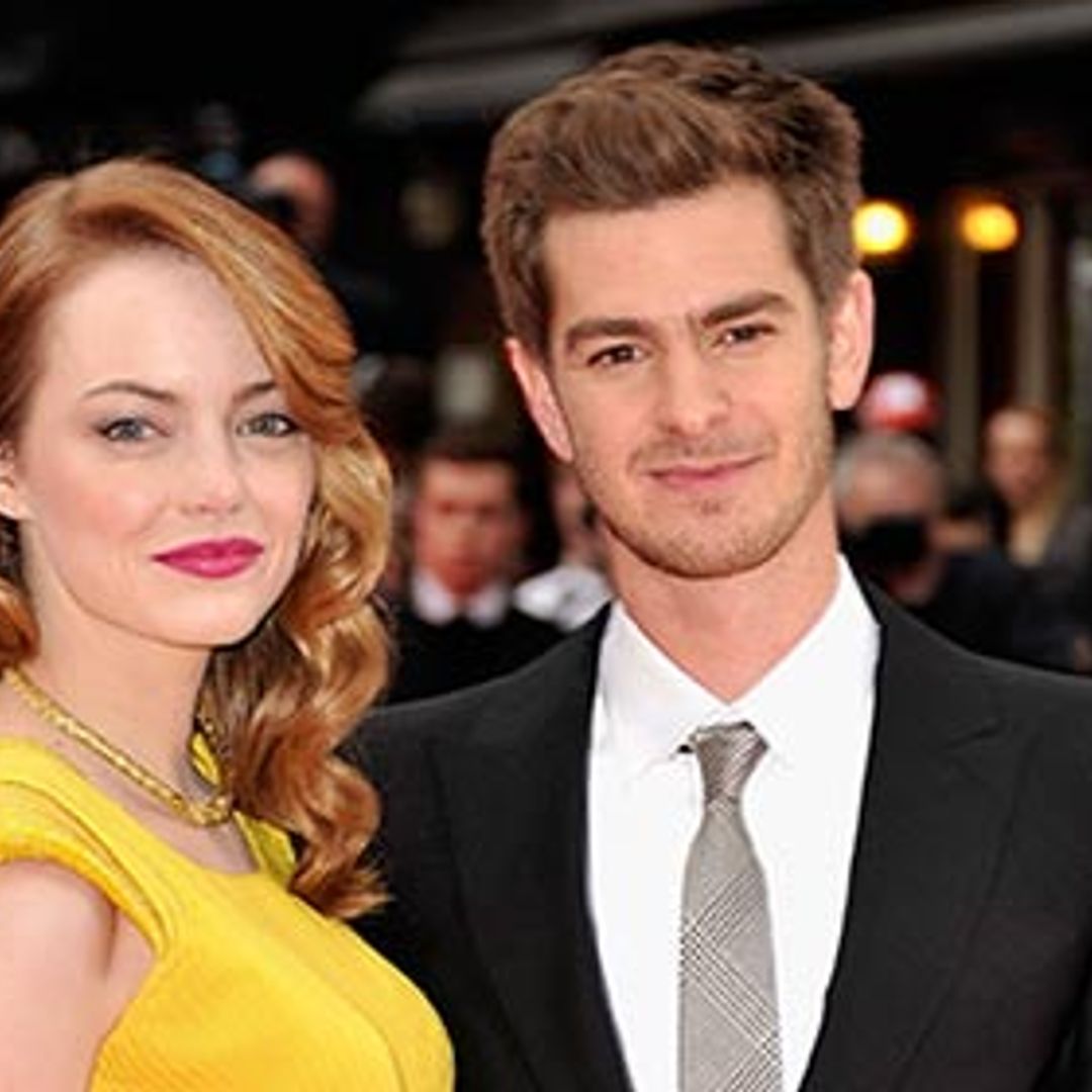 Emma Stone gives Andrew Garfield the look of love at The Amazing Spider-Man 2 London premiere
