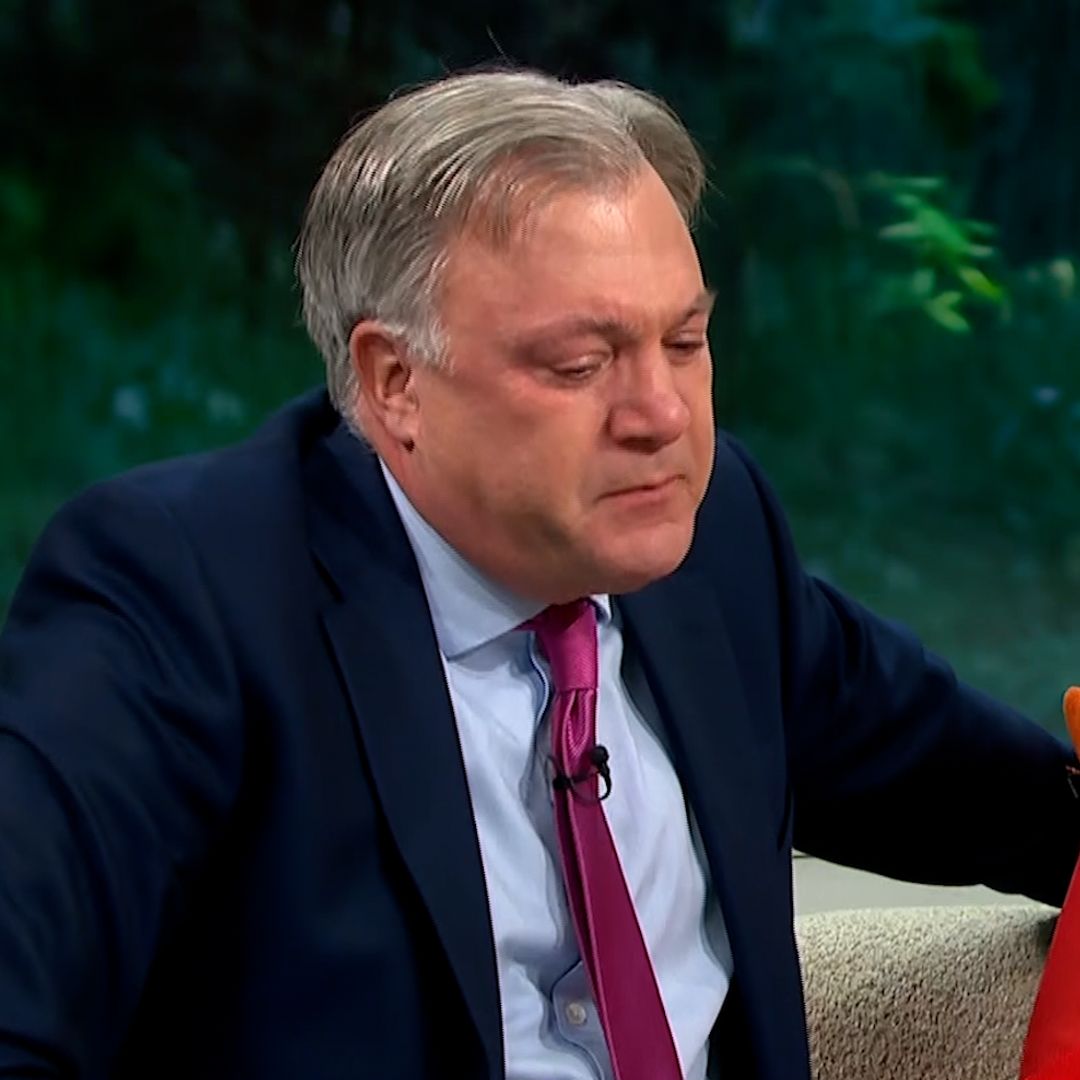 GMB's Ed Balls comforted by Susanna Reid after breaking down in tears live on-air