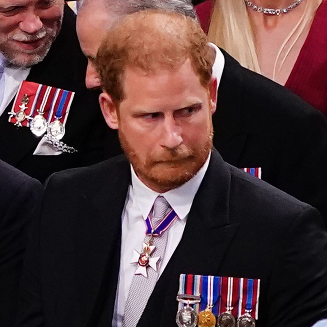 Watch: Prince Harry's initial reaction to King Charles and Prince William caught on camera