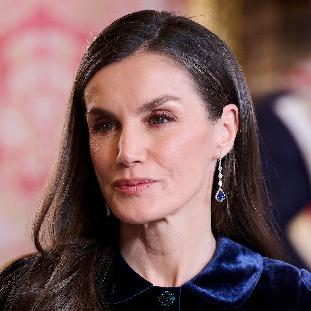Queen Letizia's belted velvet gown is the most 'opulent' royal look of 2026 so far