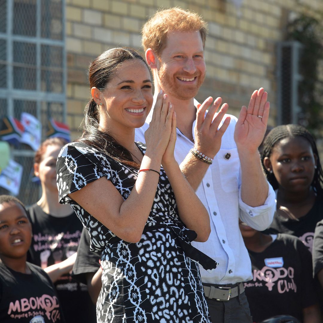 Remember Meghan Markle’s printed midi dress in South Africa? M&S just dropped an amazing lookalike