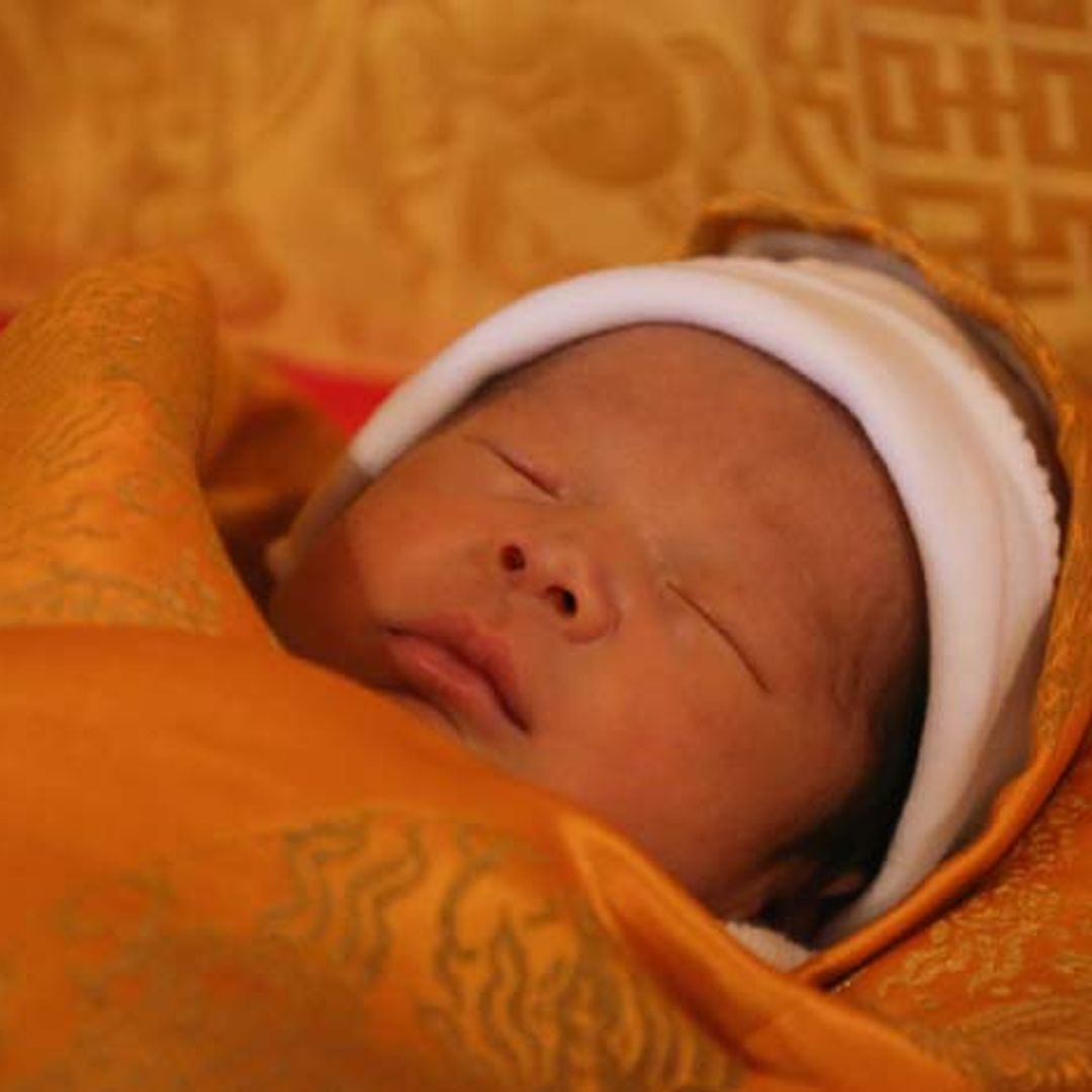 The King and Queen of Bhutan release first official solo portraits of their son