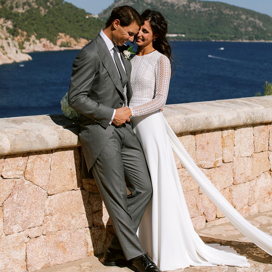 Rafael Nadal's bride Mery swapped beaded wedding dress for backless gown at fortress nuptials