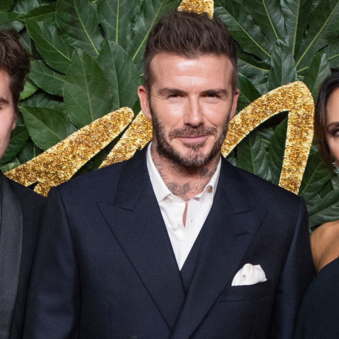 David Beckham unveils four unbelievable cakes following son Brooklyn's engagement
