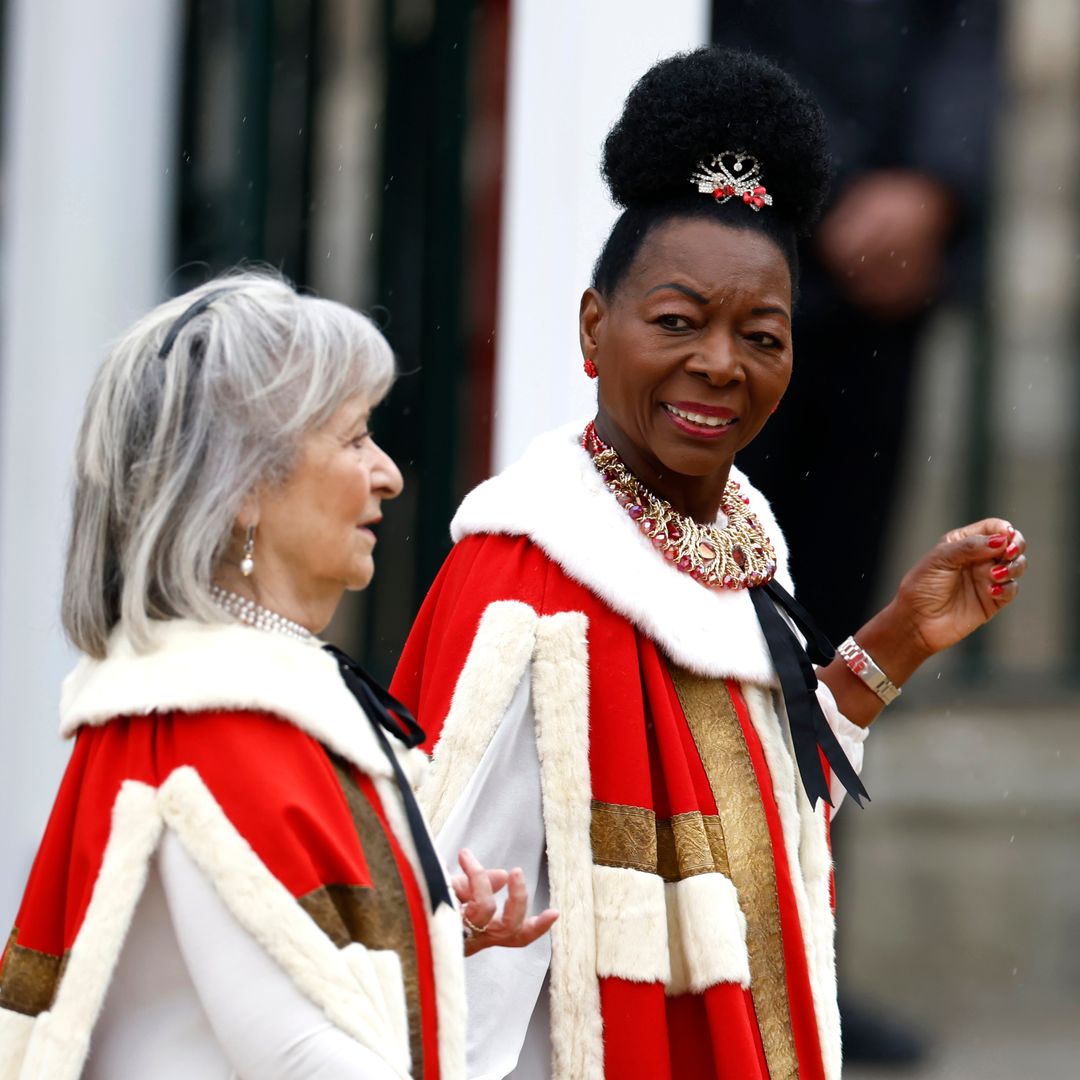 Who is Floella Benjamin and what was her role at King Charles' coronation?