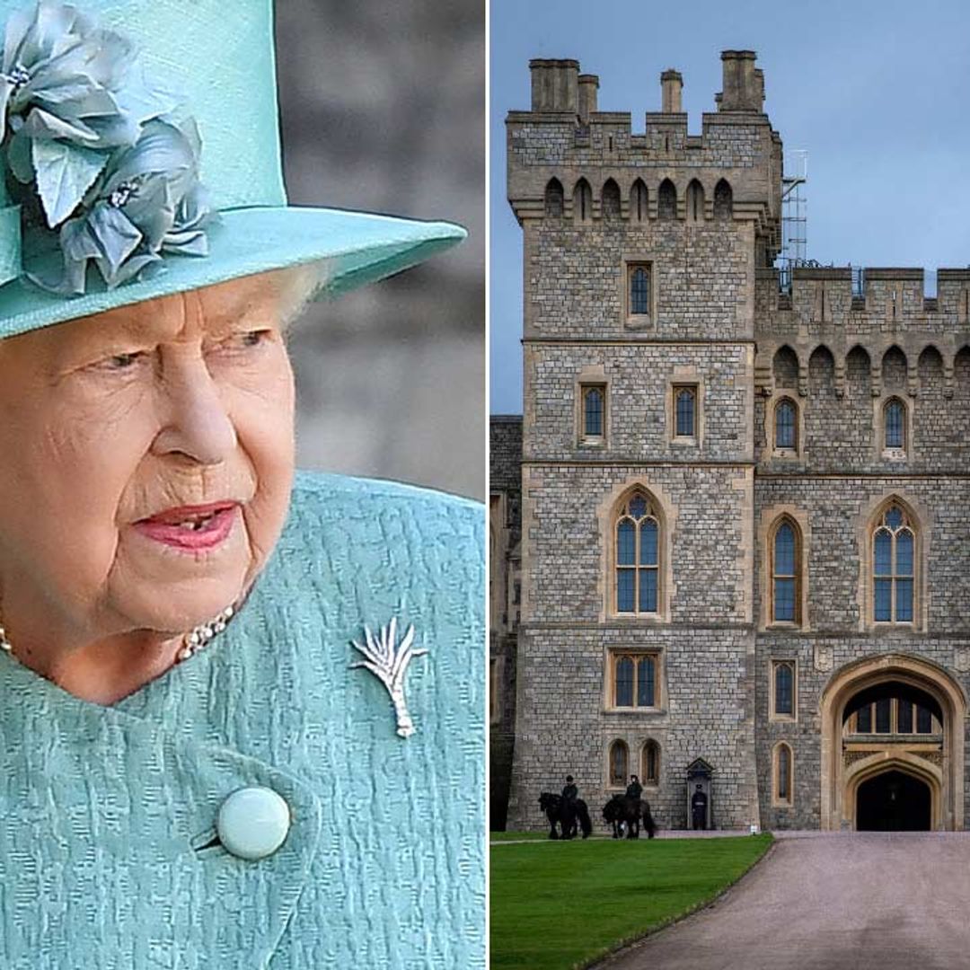 The Queen's life at Windsor Castle with 150 live-in guests