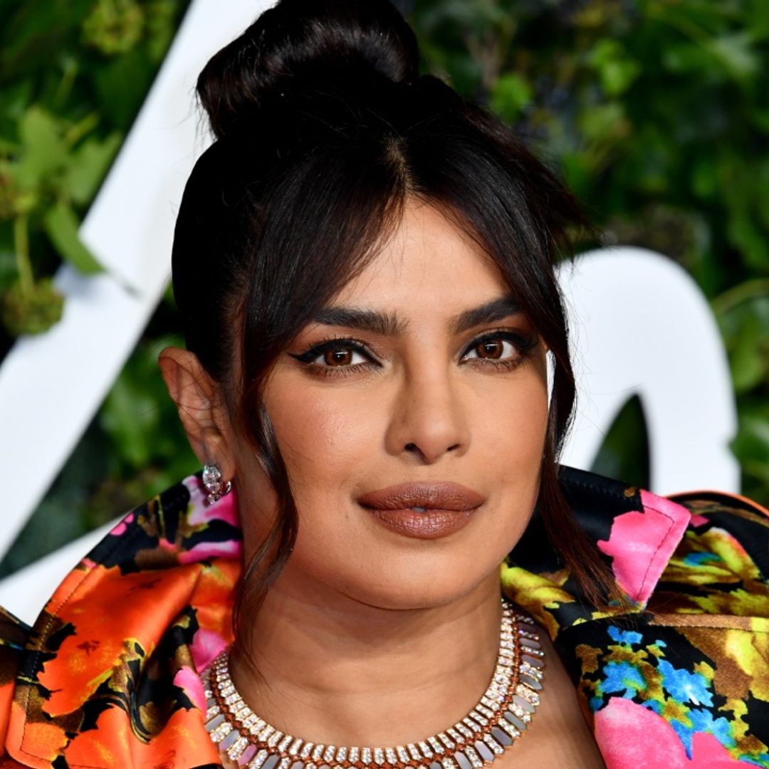 Priyanka Chopra steals the show in a dramatic floral outfit at The Fashion Awards