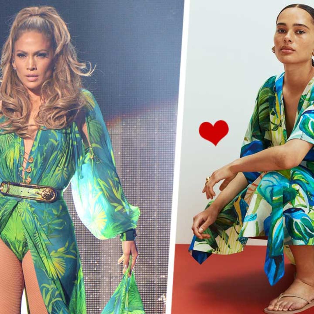 This gorgeous H&M beach cover-up is totally giving us JLo vibes