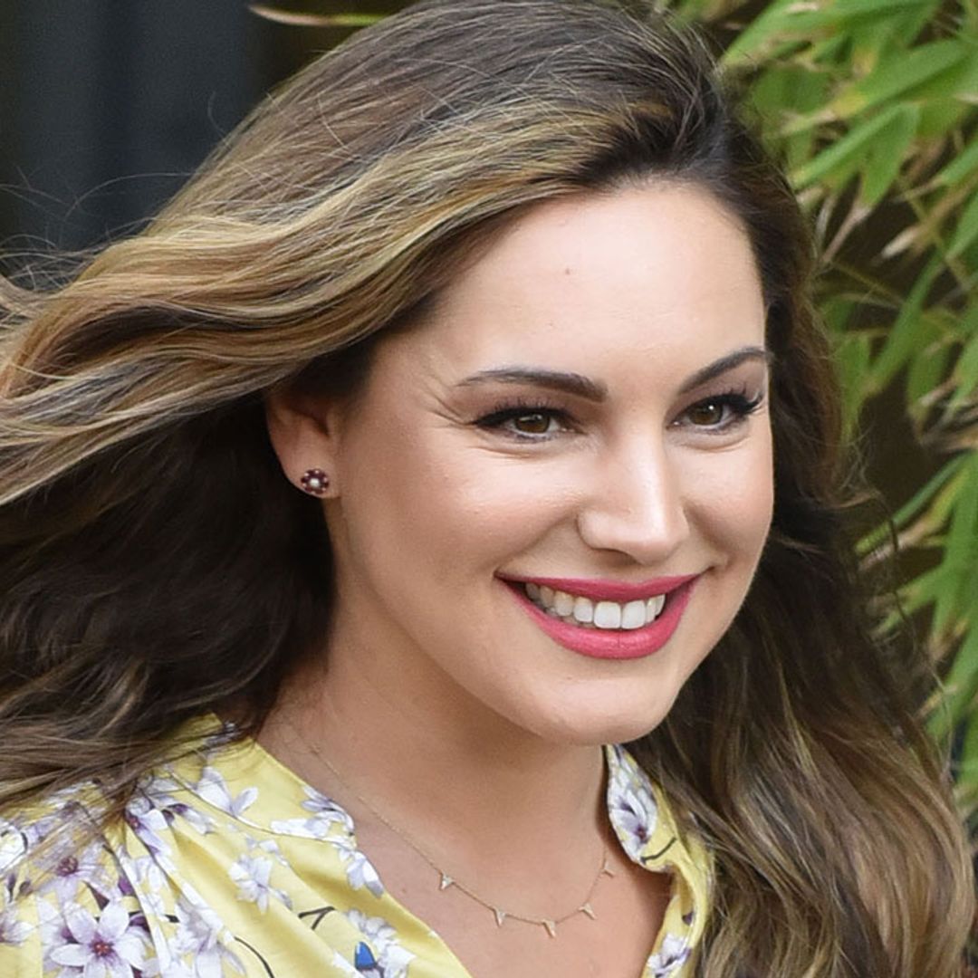 Kelly Brook's £29.99 gold Zara skirt will be a sure-fire sellout