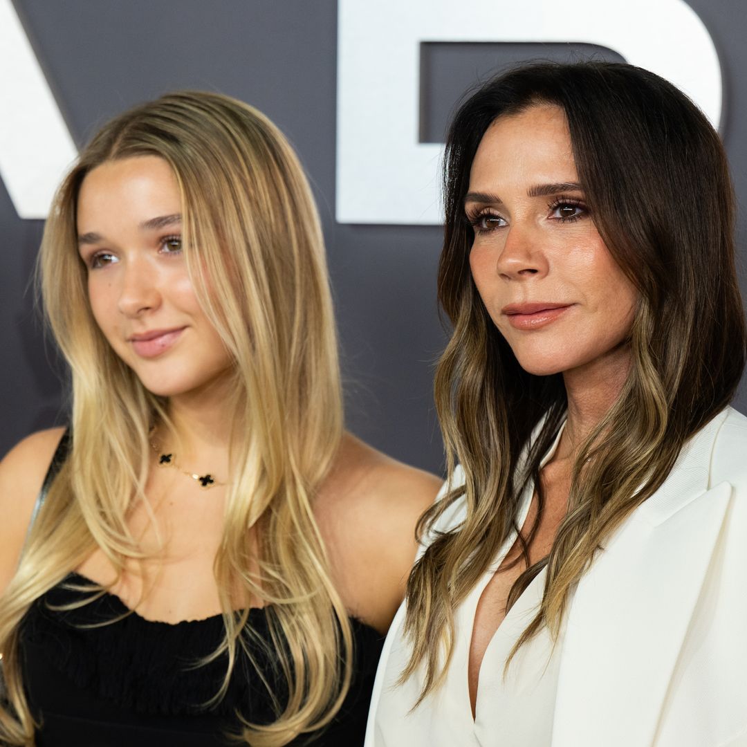 Harper Beckham's rare message for mum Victoria on Valentine's Day