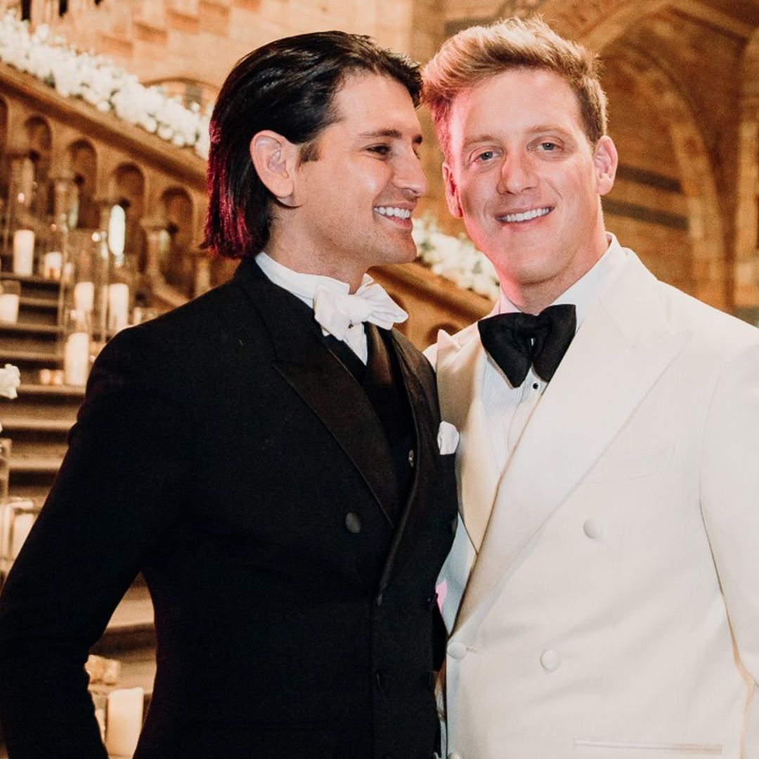 Ollie Locke and husband Gareth Locke share spectacular wedding photos with HELLO!