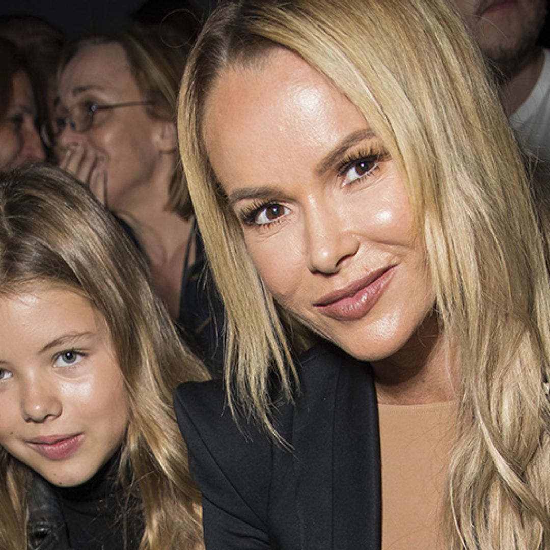 Amanda Holden and lookalike daughter Lexi step out for Julien MacDonald's show