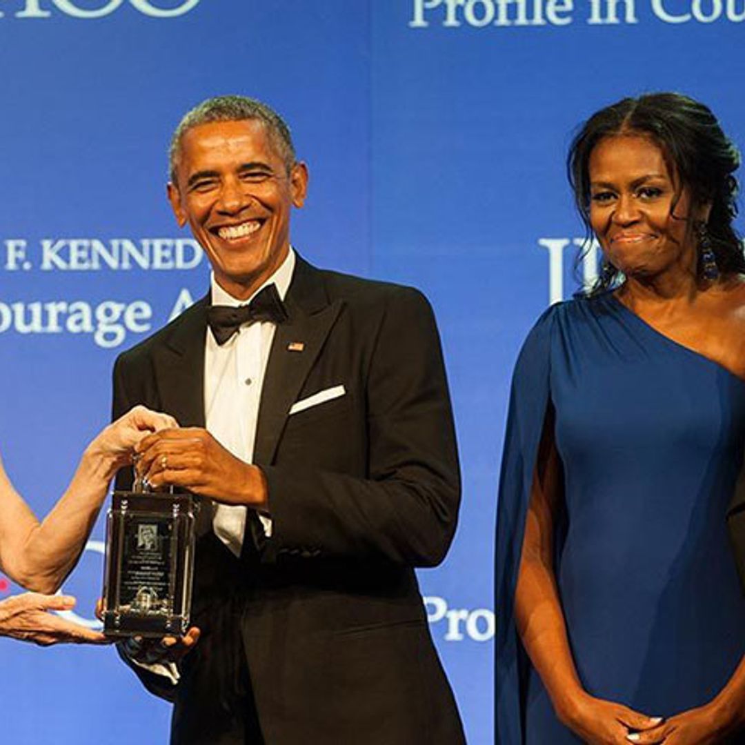 Barack Obama receives prestigious honour from John F. Kennedy's handsome grandson Jack