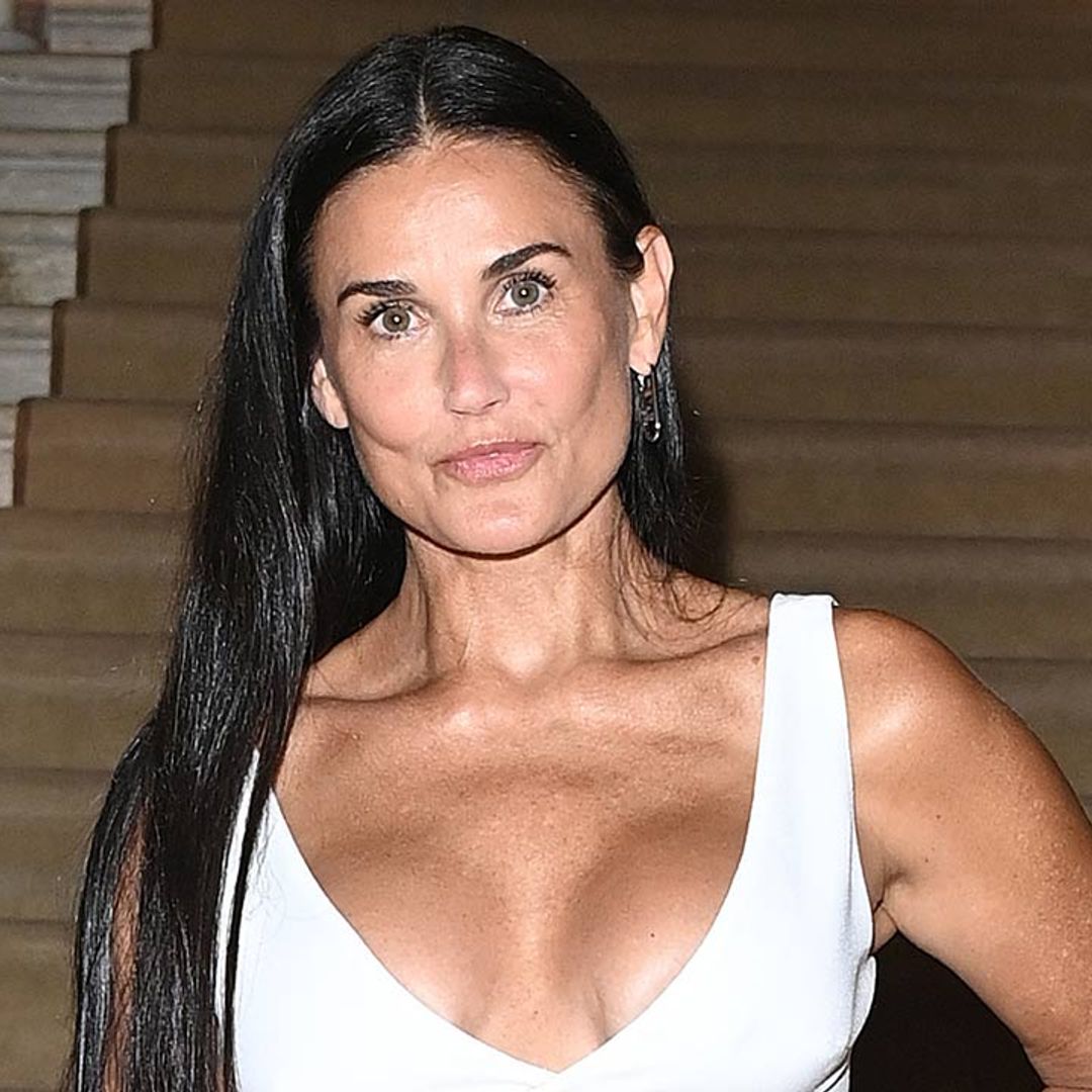 Demi Moore sets pulses racing with figure-hugging cutout dress