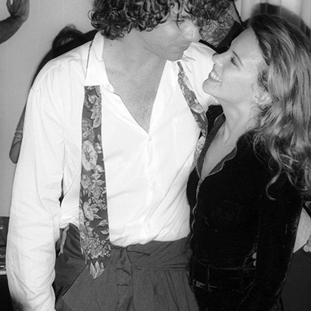 Kylie Minogue finds photo of Michael Hutchence on what would have been his 55th birthday