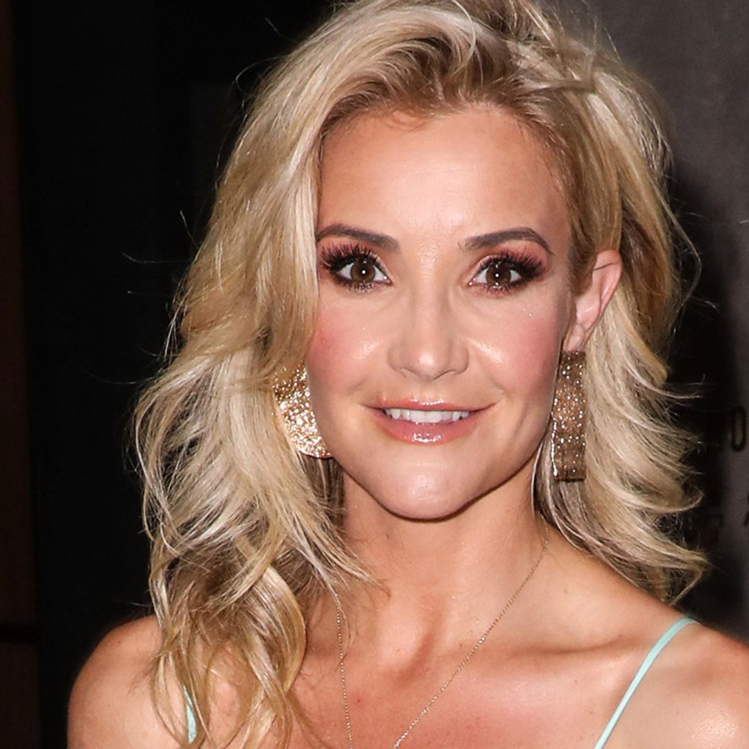Helen Skelton wows in strapless red gown for glamorous night out
