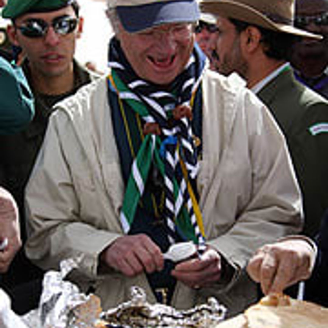 King Carl enjoys Middle Eastern welcome on scout mission
