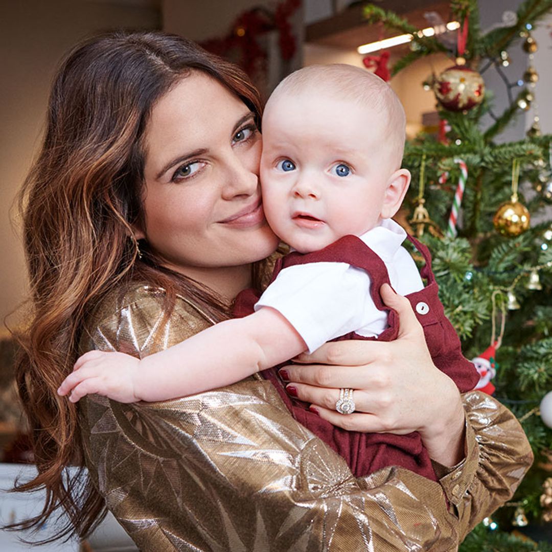 Binky Felstead opens up about Wolfie's first Christmas and reveals 'OTT' decorations - EXCLUSIVE