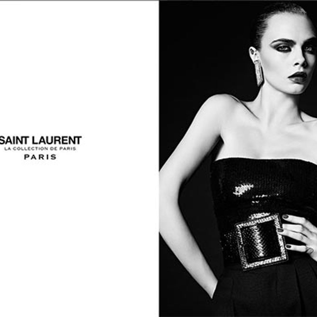 Cara Delevingne makes modelling comeback with new Saint Laurent campaign