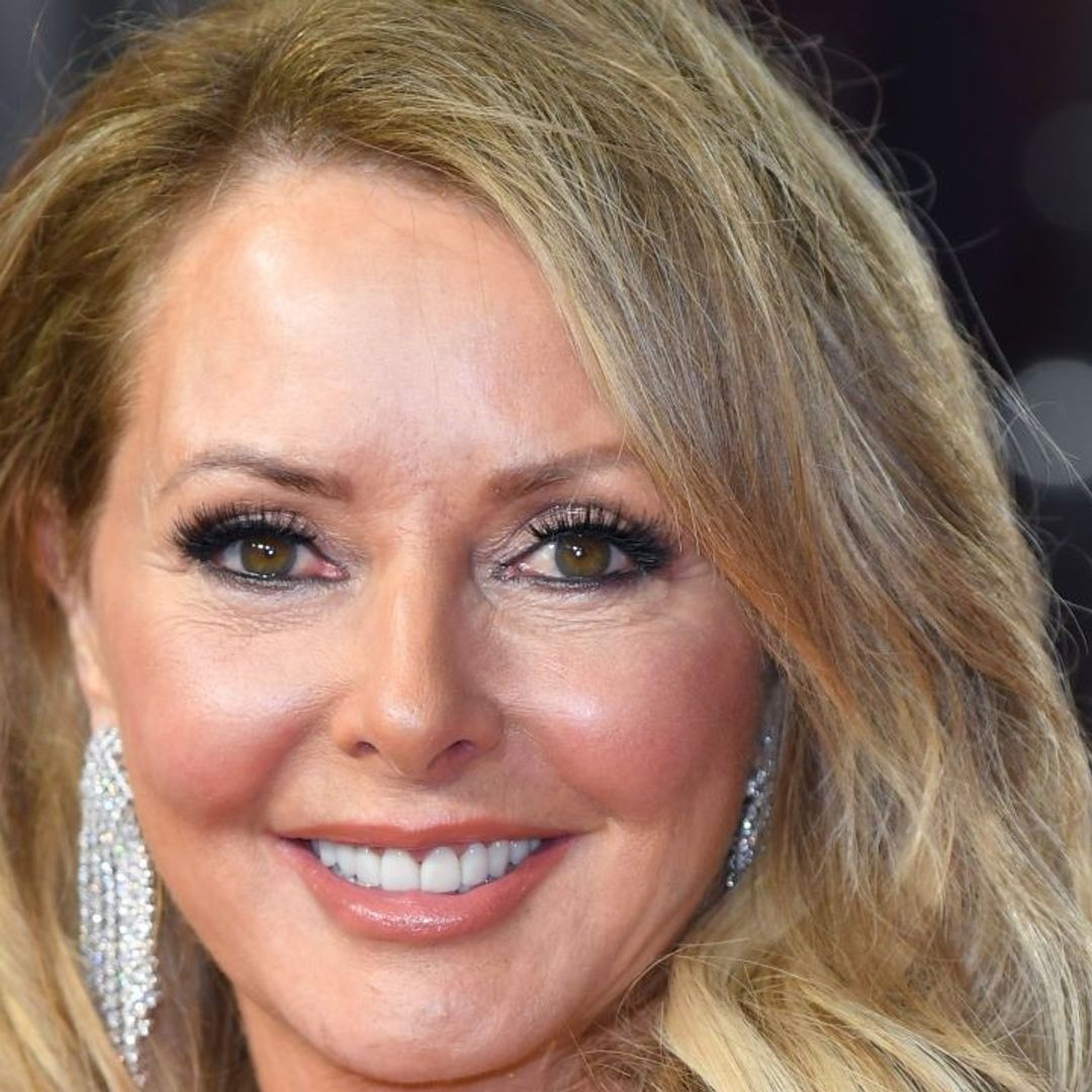 Carol Vorderman thrills fans with curly hair in unseen photo